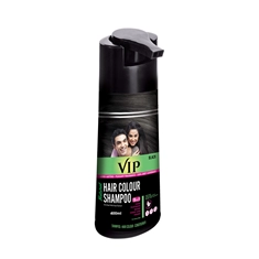 Hair Colour Shampoo Black 400 ml (Family Pack)